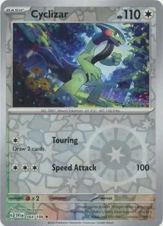 Scarlet & Violet Cyclizar #164/198 reverse holo